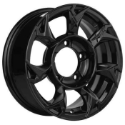 KHOMEN KHW1505 Lada NIVA 4x4 black 5.5x15 5x139.7 ET5 DIA98.5