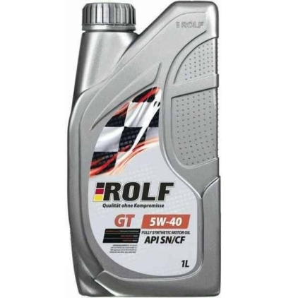 Масло моторное ROLF GT SAE SN/CF 5w40 1л синтетическое пластик