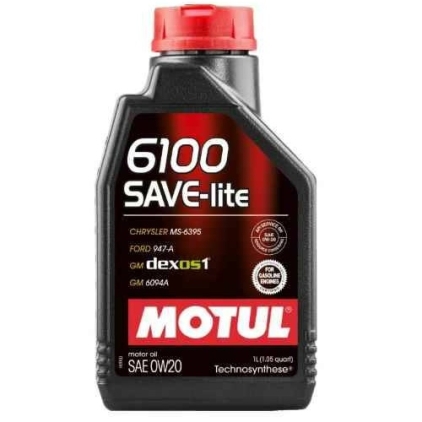 Масло моторное Motul 6100 Save-Lite 0W20 GF-6A синт. 1л.