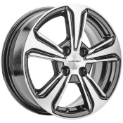 KHOMEN KHW1502 Nexia GRAY FP 6x15 4x100 ET45 DIA56.6