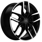 KHOMEN KHW1708 DFM AX 7 BKF 6.5x17 5x108 ET43 DIA65.1