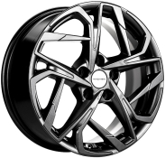 KHOMEN KHW1716 Jac Moskvic 3 black 7x17 5x108 ET40 DIA54.1