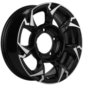 KHOMEN KHW1505 Jimny BKF 5.5x15 5x139.7 ET5 DIA108.1