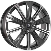 Premium Series KR013 Audi Q5 Grafitovyj s polirovannoj licevoj poverhnost u 7x19 5x112 ET34 DIA66.6